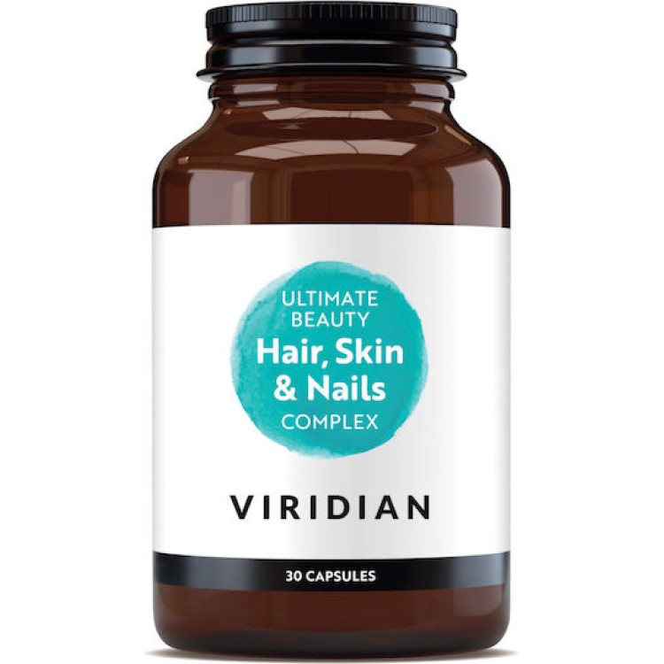 Viridian Ultimate Beauty Hair, Skin & Nails Ειδικό Συμπλήρωμα Διατροφής 30 κάψουλες