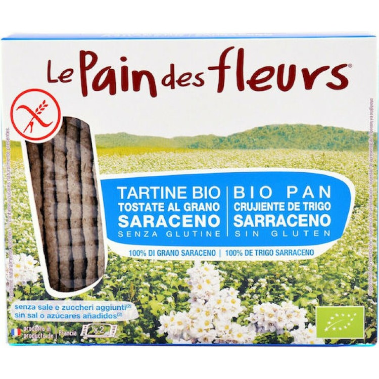 Le pain des fleurs Βιολογικά Κράκερ με Φαγόπυρο Χωρίς Γλουτένη 150gr