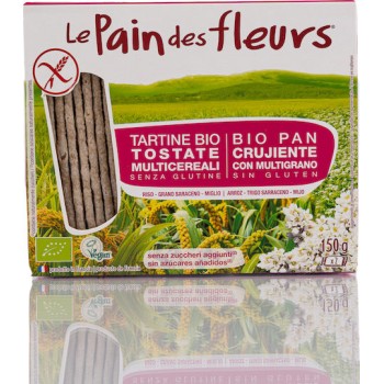 Le pain des fleurs Βιολογικά Κράκερ Πολύσπορα Χωρίς Γλουτένη 150gr