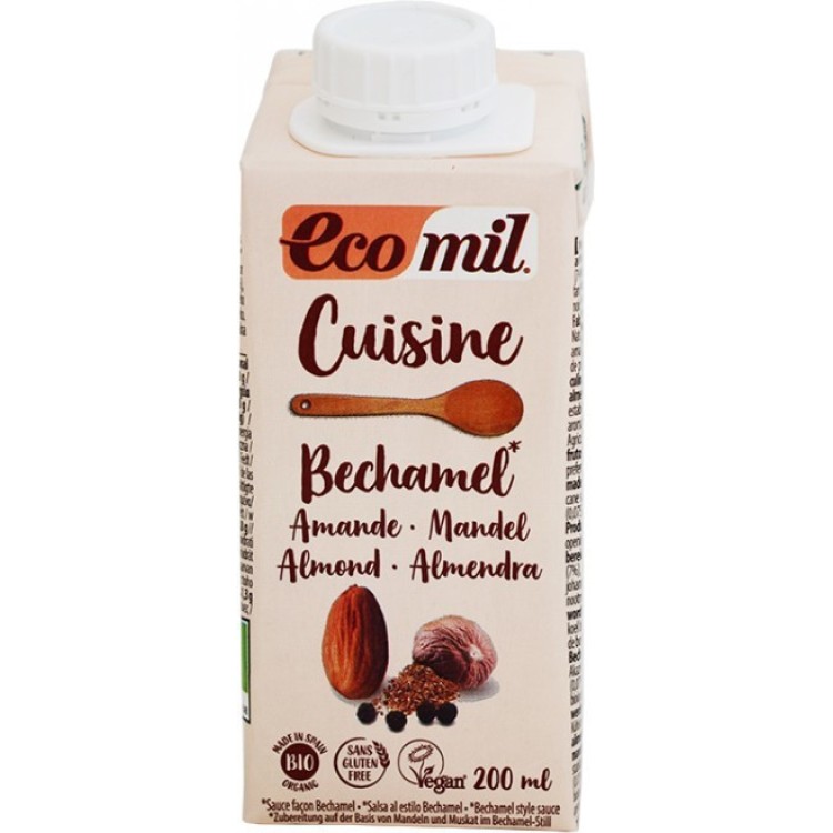 Ecomil Μπεσαμέλ Αμυγδάλου 200gr Είδη ζαχαροπλαστικής-Μαγειρικής