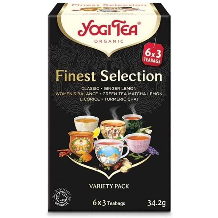 Yogi Tea Finest Selection 18 Φακελάκια 34.2g Τσάι/Βότανα & Αφεψήματα