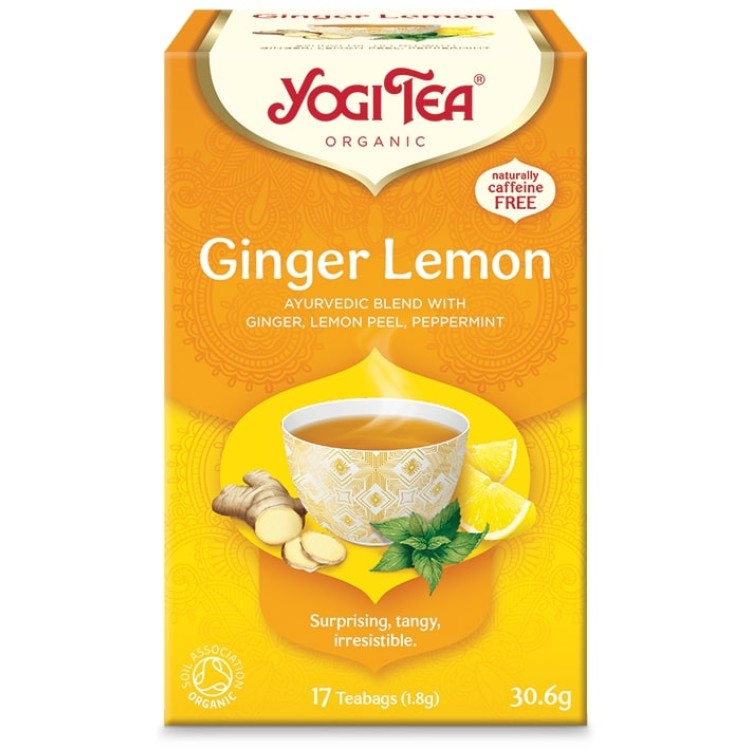Yogi Tea Ginger Lemon 17 Φακελάκια 30.6gr Τσάι/Βότανα & Αφεψήματα