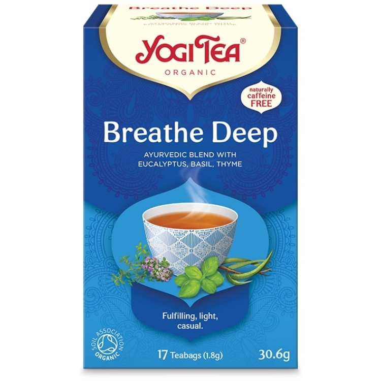 Yogi Tea Breathe Deep 17 Φακελάκια 30.6g Τσάι/Βότανα & Αφεψήματα