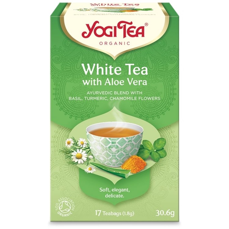 Yogi Tea White Tea Aloe Vera 17 Φακελάκια Τσάι/Βότανα & Αφεψήματα