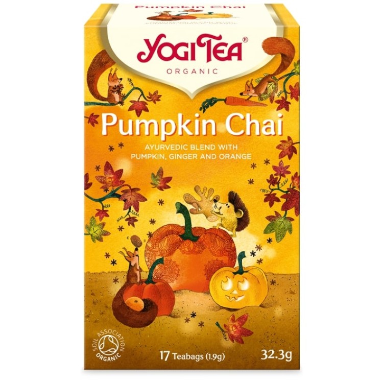 Yogi Tea Τσάι Pumpkin Chai 17 Φακελάκια 32.3gr Τσάι/Βότανα & Αφεψήματα