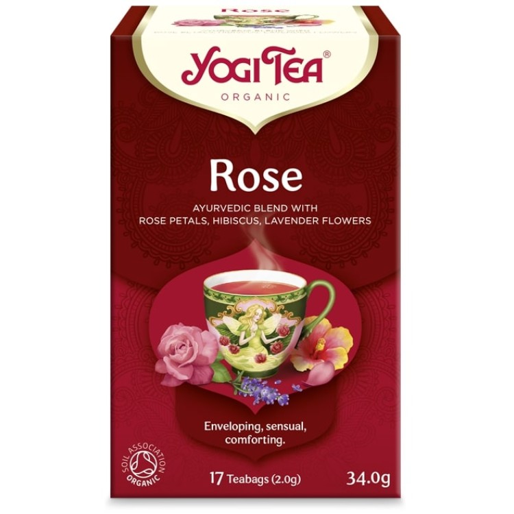 Yogi Tea Rose 17 Φακελάκια 34g Τσάι/Βότανα & Αφεψήματα