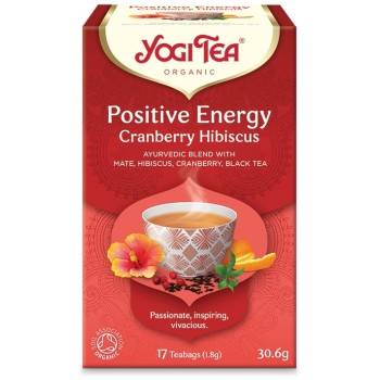 Yogi Tea Positive Energy Cranberry Hibiscus 17 Φακελάκια