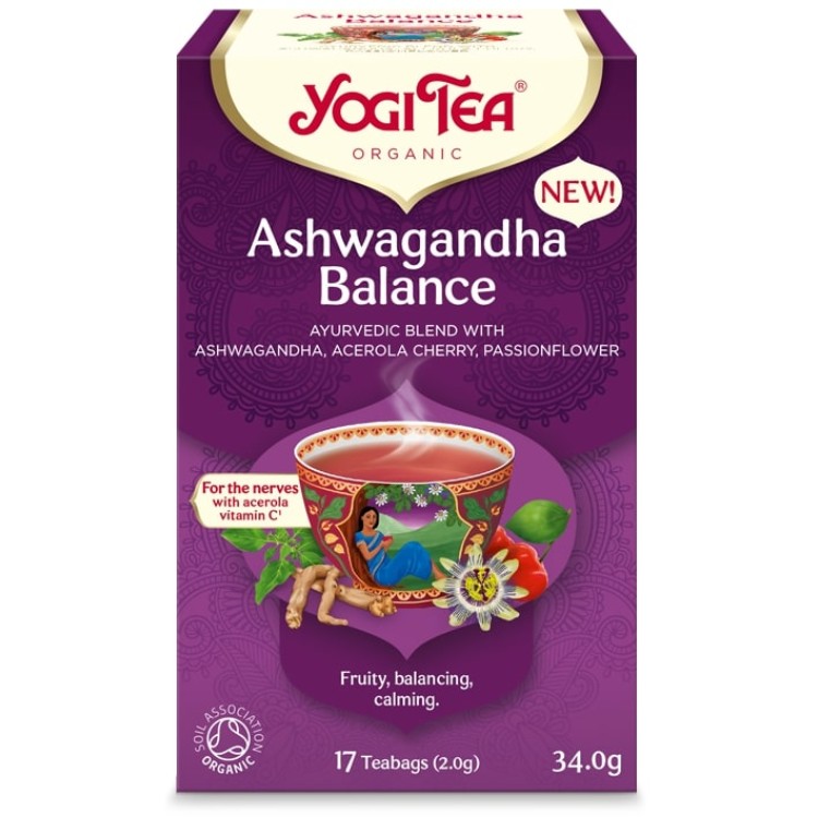 Yogi Tea Ashwagandha Balance 17 Φακελάκια 34g Τσάι/Βότανα & Αφεψήματα