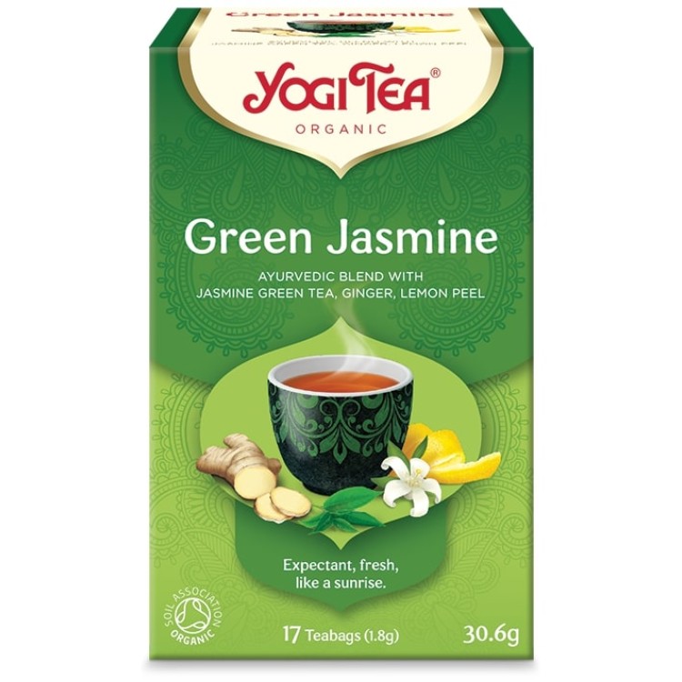 Yogi Tea Green Jasmine 17 Φακελάκια Τσάι/Βότανα & Αφεψήματα