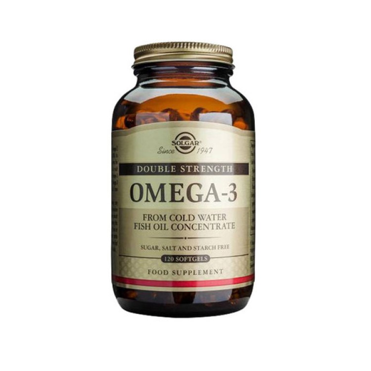 Solgar Double Strength Omega 3 120 μαλακές κάψουλες