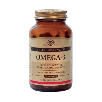 Solgar Triple Strength Omega 3 50 μαλακές κάψουλες