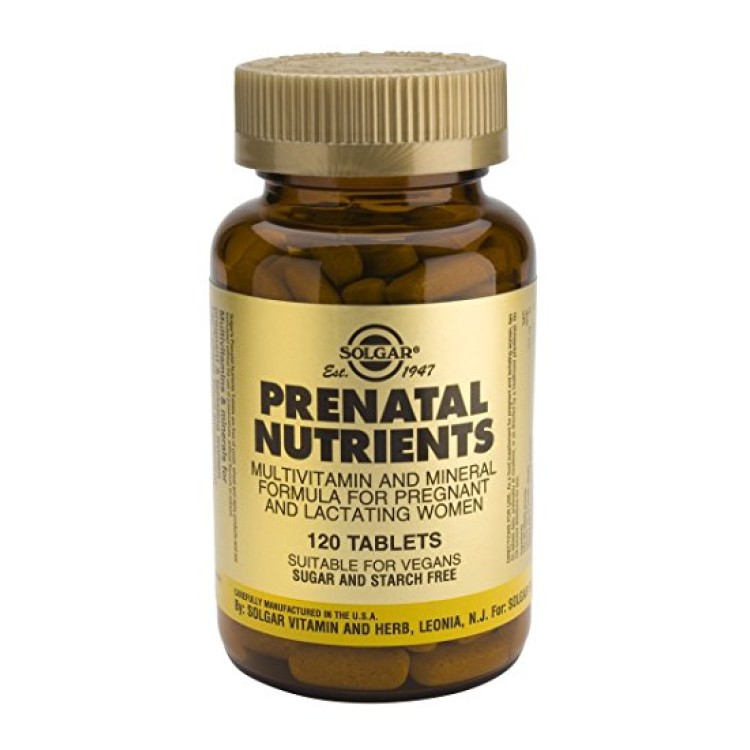 Solgar Prenatal Nutrients 120 ταμπλέτες Ειδικά Συμπληρώματα