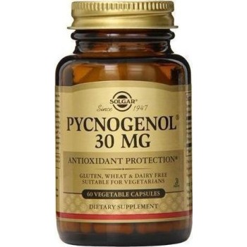 Solgar Pycnogenol 30mg 60 φυτικές κάψουλες