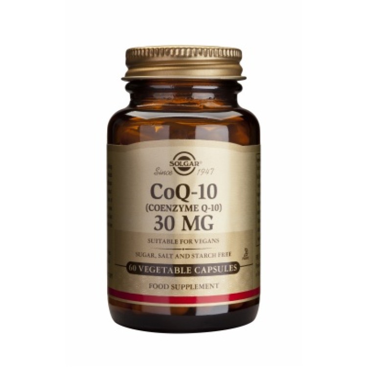 Solgar CoQ-10 30mg 60 φυτικές κάψουλες