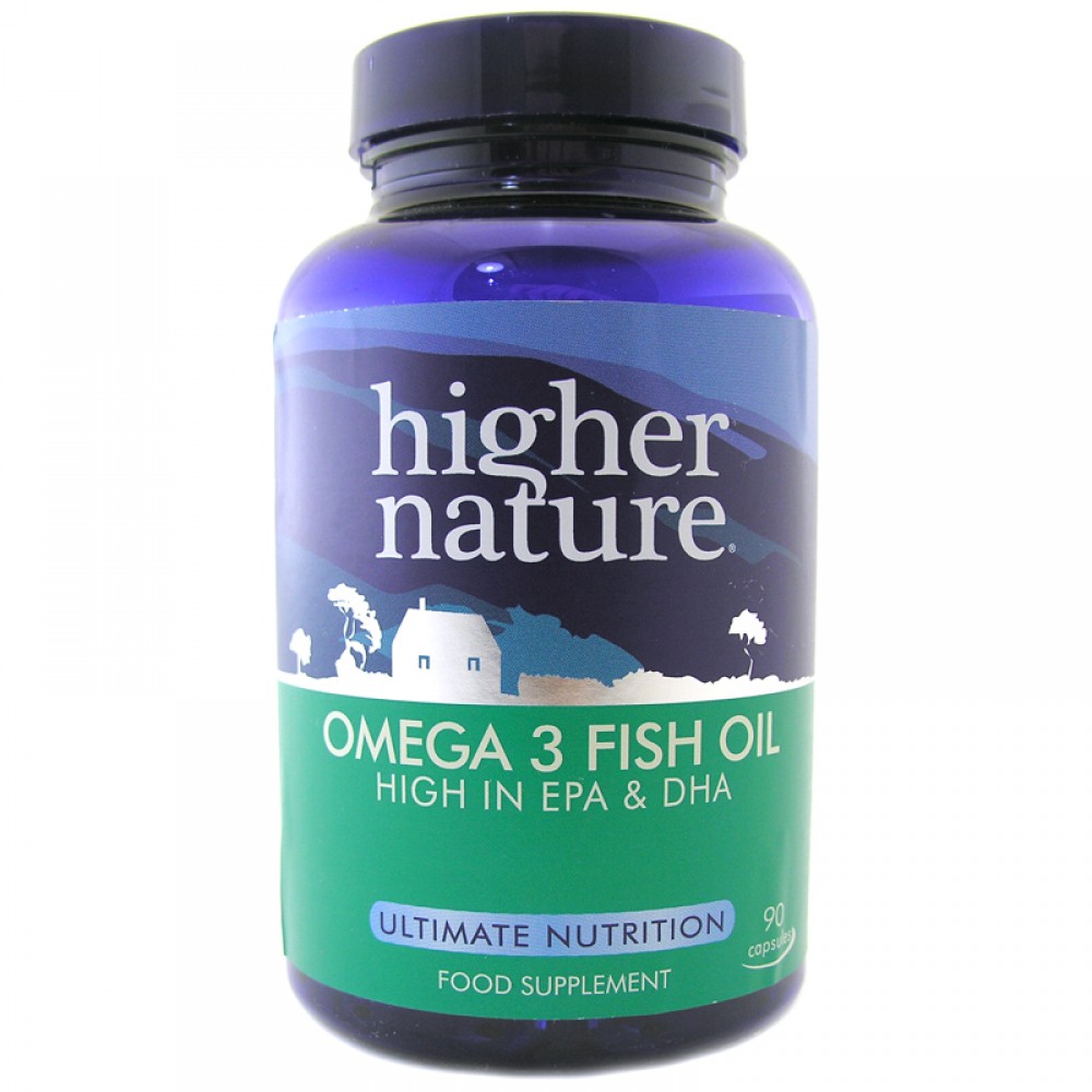 Higher Nature Omega 3 Fish Oil 180 κάψουλες