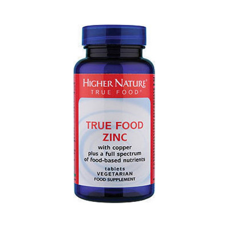Higher Nature True Food Zinc 90 φυτικές κάψουλες