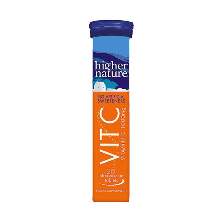 Higher Nature Vitamin C 1000mg 20 αναβράζοντα δισκία Βιταμίες,Πολυβιταμίνες