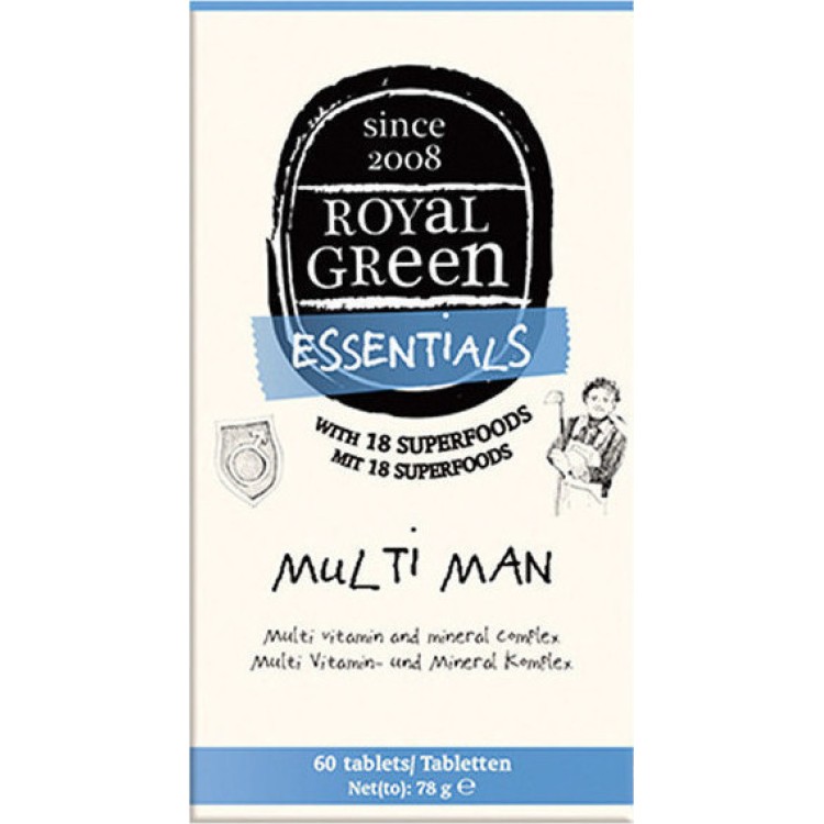 Royal Green Multi Man 60 ταμπλέτες Βιταμίνες ,Πολυβιταμίνες