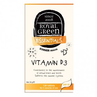 Royal Green Vitamin D3 300IU 120 ταμπλέτες