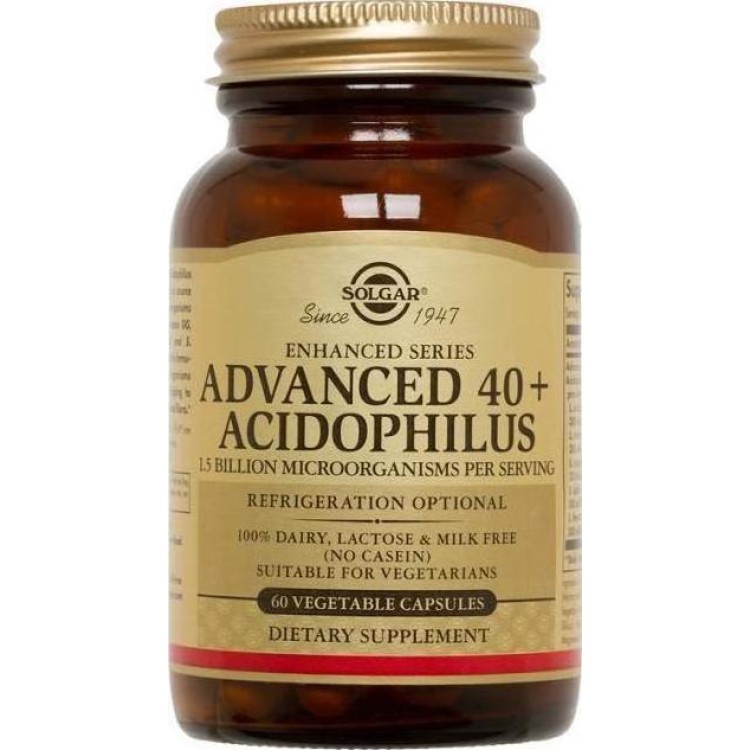Solgar Acidophilus 40+ Advanced 60 φυτικές κάψουλες 