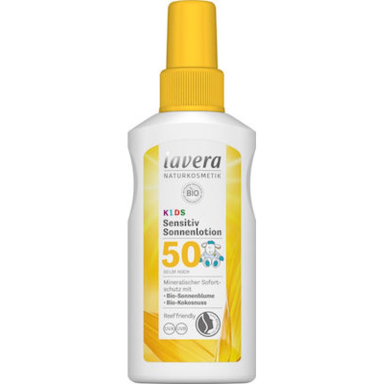 Lavera Παιδικό Αντηλιακό Sensitive Sun Lotion for Kids SPF50 100ml Αντηλικά/Αντικουνουπικά