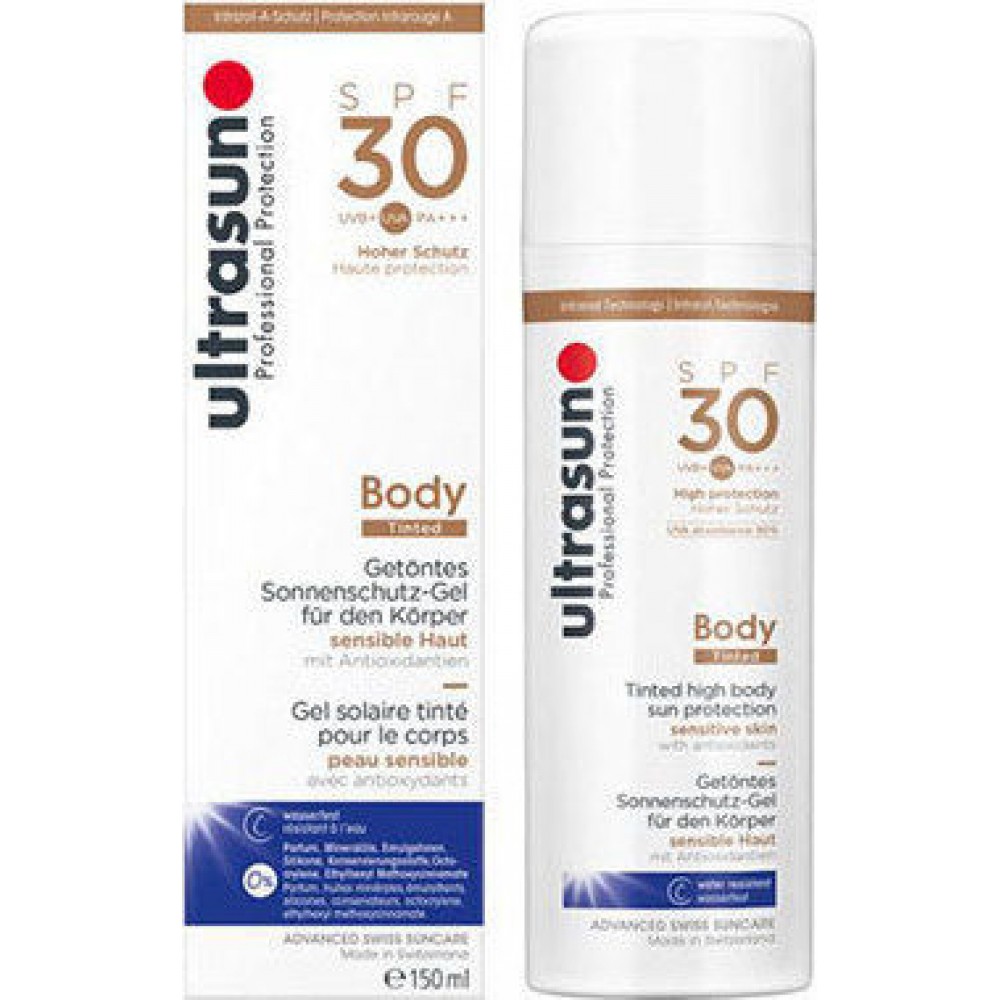 Ultrasun Professional Protection Body Cream Tinted Honey SPF30 150ml