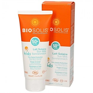 Biosolis Sun Milk for Face & Body Babies & Kids (Παιδικό) SPF50 100ml  ΠΙΣΤΟΠΟΙΗΜΕΝΟ ΒΙΟΛΟΓΙΚΟ
