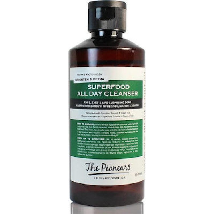 The Pionears Superfood All Day Cleanser 200ml Καθαρισμός & Ντεμακιγιάζ