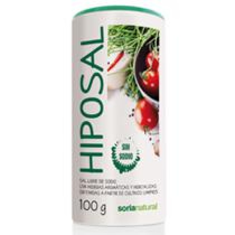 Soria Natural Αλάτι Υποκατάστατο Hiposal Χωρίς Νάτριο 100gr