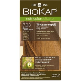 Biosline Biokap Nutricolor Delicato 7.33 Golden Blonde Wheat (Φυσικό Ξανθό Χρυσαφί Σταρένιο)
