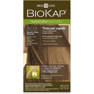 Biosline Biokap Nutricolor Delicato 8.03 Natural Light Blonde (Ξανθό Ανοιχτό)