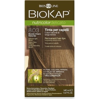Biosline Biokap Nutricolor Delicato 8.03 Natural Light Blonde (Ξανθό Ανοιχτό)