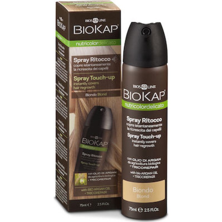 Biosline Biokap Σπρέι Για Την Κάλυψη Της Ρίζας Ξανθό 75ml