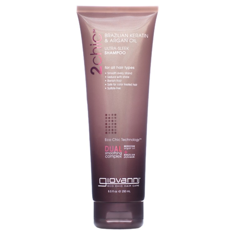 Giovanni 2 Chic Brazilian Keratin & Argan Oil Ultra Sleek Shampoo 250ml Σαμπουάν