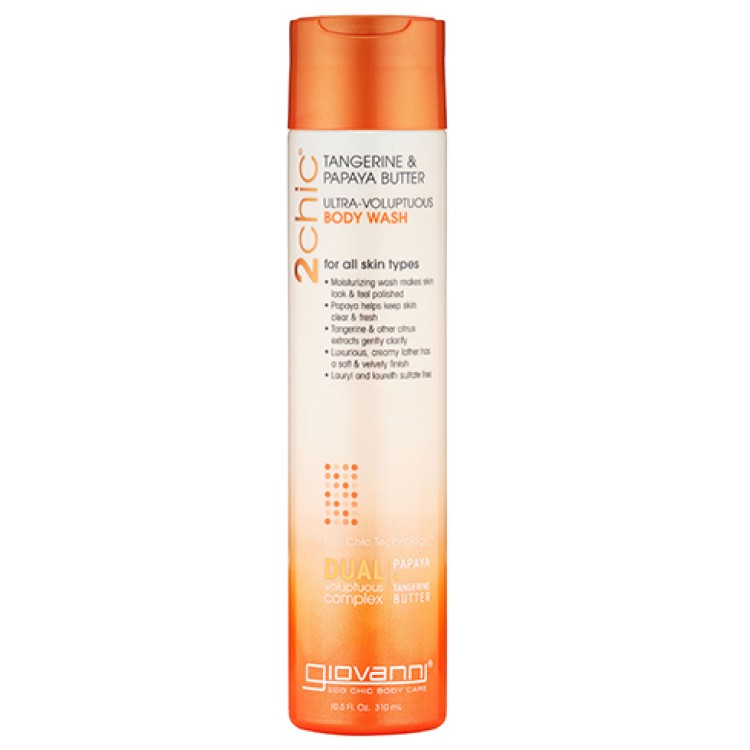 Giovanni 2Chic Tangerine & Papaya Butter Ultra Volume Body Wash 310ml