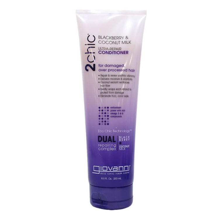 Giovanni 2chic Blackberry & Coconut Milk Ultra Repair Conditioner 250ml Μαλακτική-Μάσκα