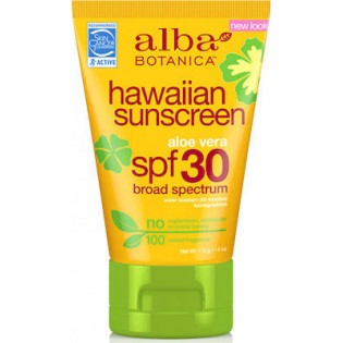 Alba Botanica Hawaiian Sunscreen Aloe Vera Lotion SPF30 113gr