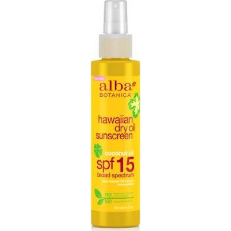 Alba Botanica Αντηλιακό Λάδι Βιολογικό Έλαιο Καρύδας SPF 15 133ml