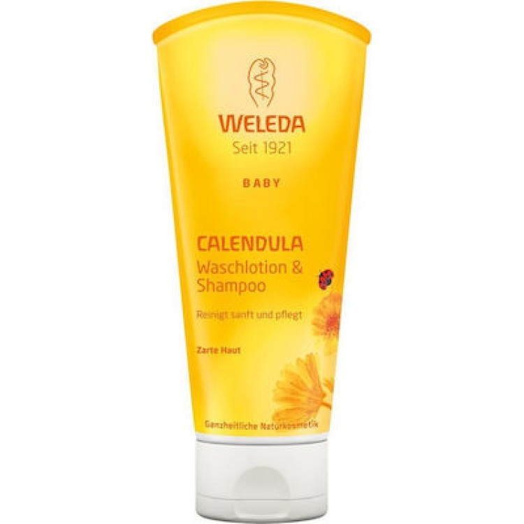 Weleda Σαμπουάν & Αφρόλουτρο Καλέντουλας 200ml Προιοντα Φροντίδας
