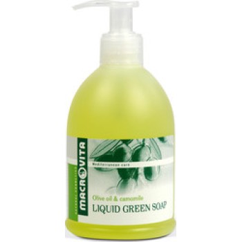 Macrovita Υγρό Πράσινο Σαπούνι με Λάδι Ελιάς & Χαμομήλι 300ml