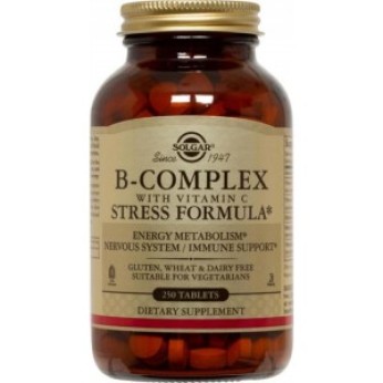 Solgar Vitamin B-Complex With Vitamin C 100 ταμπλέτες