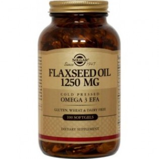 Solgar Flaxseed Oil 1250mg 100 μαλακές κάψουλες