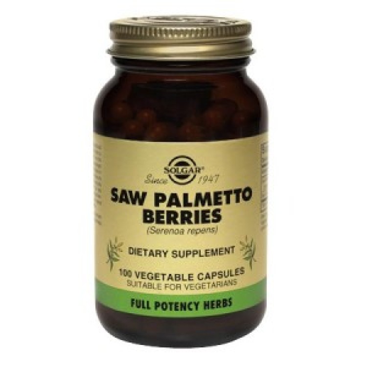 Solgar Saw Palmetto Berries 100 φυτικές κάψουλες Βότανα-Φυτικά εκχυλίσματα