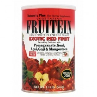 Nature's Plus Fruitein Exotic Red Fruit Shake 1.3lb 576g