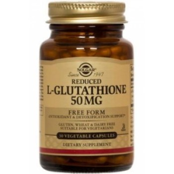 Solgar L-Glutathione 50mg 30 φυτικές κάψουλες