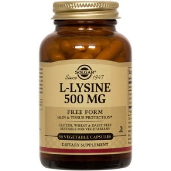 Solgar L-Lysine 500mg 50 φυτικές κάψουλες