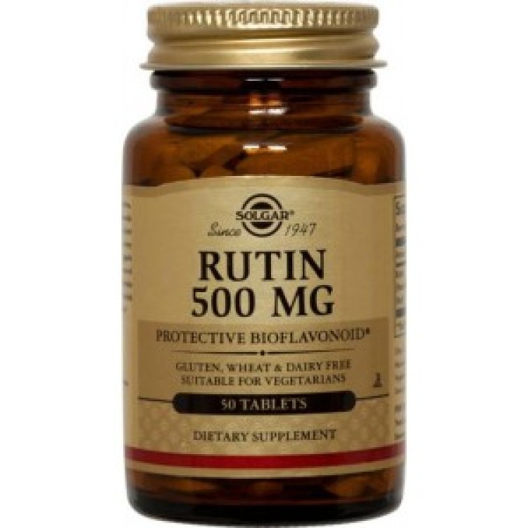 Solgar Rutin 500mg 50 ταμπλέτες