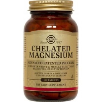 Solgar Chelated Magnesium 100 ταμπλέτες