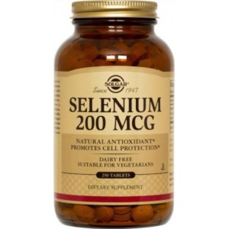 Solgar Selenium 200μg 50 ταμπλέτες