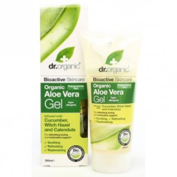 Dr.Organic Aloe Vera Gel with Cucumber , Witch Hazel and Calendula 200ml